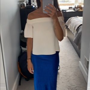 Topshop off-shoulder top